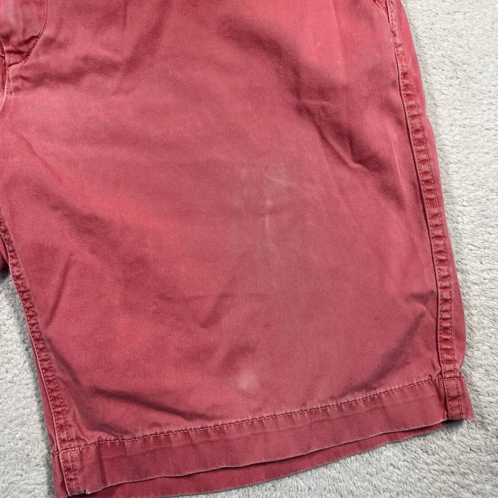 Polo‎ Ralph Lauren Chino Shorts Mens 36 Red Relaxed Fit Cotton Twill Pony Logo